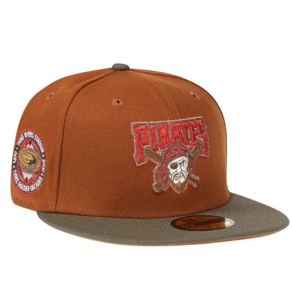 Pittsburgh Pirates New Era 59FIFTY Three Rivers Heavy Metallic Fitted Hat 7 1/4
